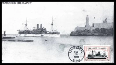 1998 Remember the Maine Sc 3192 FDC Joe Ryan cachet Key West FL (17 - Image 1 of 2