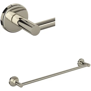 Rohl LO1/24PN Lombardia 24" Towel Bar, Polished Nickel - Picture 1 of 1