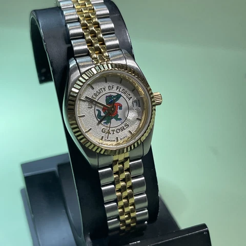 University Of Florida 23mm  Ladies Watch  With Gator Logo Cover