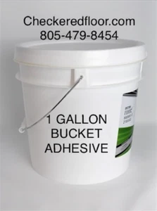 1 or 4 Gallon Adhesive Glue Urethane Continuous Sheet Vinyl & Checkered Flooring - Picture 1 of 4