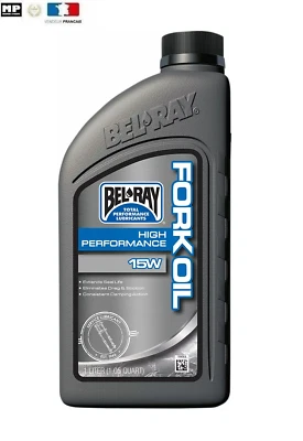 BEL-RAY BELRAY 1L Huile de Fourche 15 w Moto - Grade 15W - BELRAY - Haute Performace Racing