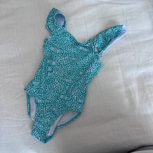 Traje de baño Snapper Rock UPF 50+ con volantes de una pieza blanco turquesa talla 3 - Imagen 1 de 4