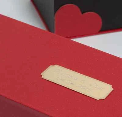 ROMEO&LOVE Luxus TÜRSCHILD KLINGELSCHILD NAMENSCHILD mit WUNSCH TEXT GRAVUR SELBSTKLEBEND