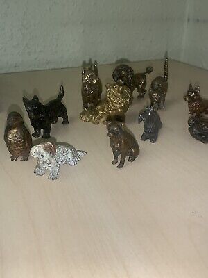 Vintage Metal Animals, Some Appear To Be Cold Painted In The Style Of Bergman • 100£