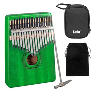 Sela SE248 Kalimba Caoba 17 Verde - Imagen 1 de 7