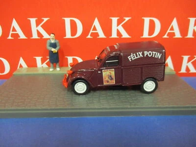 Die cast 1/43 Modellino Auto Pubblicitaria Citroen 2CV Furgonata Felix Potin - Immagine 1 di 4
