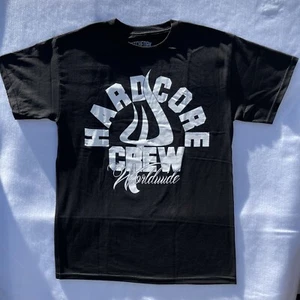 Pitchfork Hardcore Crew Shirt Adult Medium Black Mens - Picture 1 of 7