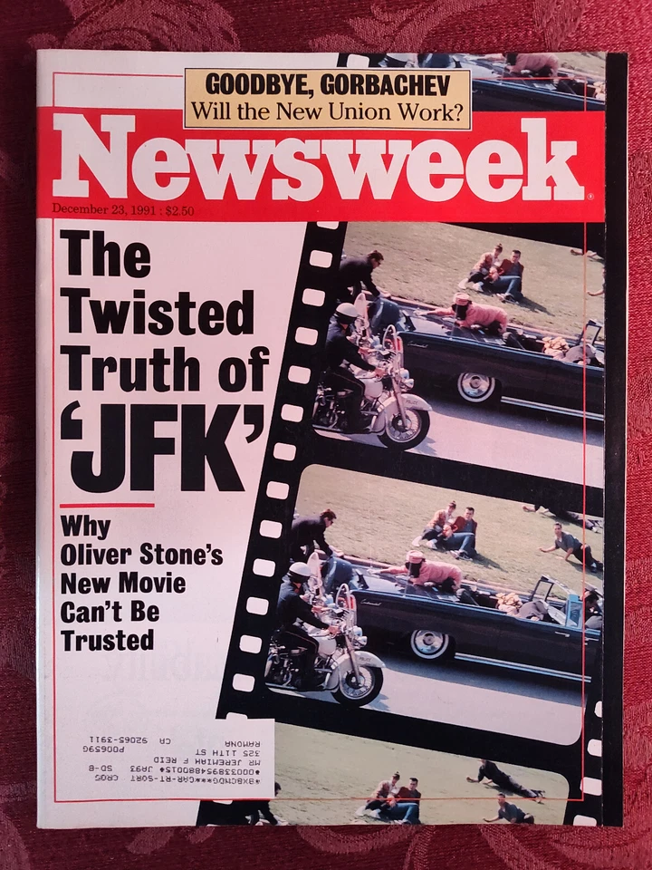NEWSWEEK December 23 1991 Oliver Stone JFK Magic Johnson AIDS Mikhail Gorbachev - Image 1 of 1