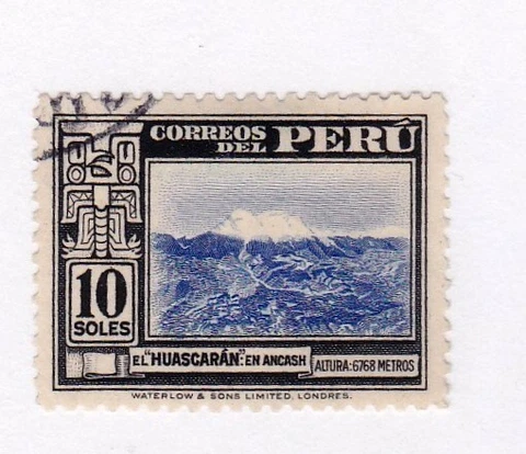 Peru stamp #384, used - FREE SHIPPING!! Cover