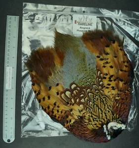 Hareline Ringhals Fasan ganze Haut mit Kragen/ohne Flügel/ohne Schwänze Set-SF 203 - Bild 1 von 6