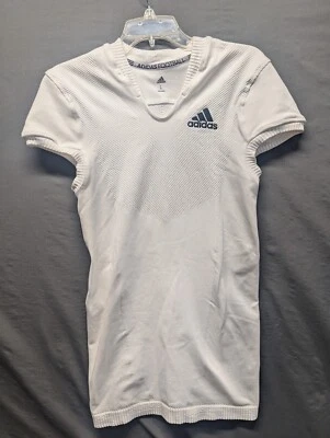 Adidas Football Primeknit Under Shirt Mens Sz L White  Sleeveless Activewear NEW - Image 1 of 4