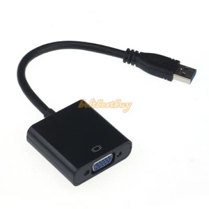 USB 3.0 to VGA Multi-Display Adapter Converter External Video Graphic Card 1080P - Picture 1 of 8