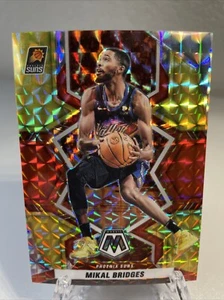 2021-22 Panini Mosaic Choice Fusion Red & Yellow Prizm /88 Mikal Bridges #170 - Picture 1 of 4