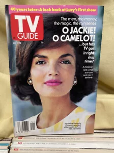 TV GUIDE Oct 12-18 1991 Jacqueline Kennedy NOS Portland Edition - Picture 1 of 4