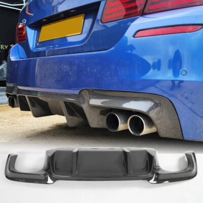 Fit For BMW F10 M5 2012-2017 Carbon Fiber Rear Bumper Diffuser  Lip Body Kits - Image 1 of 4