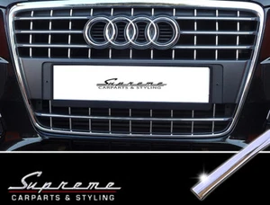 für AUDI A4 B8 8K 2007-11 - 3M Chrom Zierleisten für Kühlergrill Grill RS Look - Bild 1 von 5