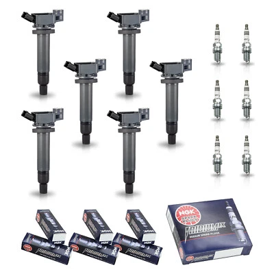 6X Ignition Coil & 6X NGK Iridium Spark Plug for Lexus 99-03 ES300 04-06 ES330 - Image 1 of 4