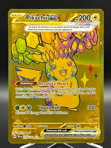 Pikachu Ex 179/131 - Prismatic Evolutions - Full Art Gold Hyper Rare - Picture 1 of 2