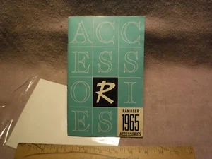 1965 Rambler Accessories Manual - Nice Used  - Picture 1 of 5