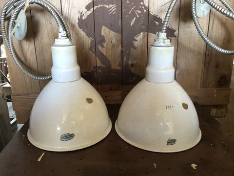VTG Industrial Light Shade ,Smoot-Holman Porcelain ,1947-1960 Era Cover