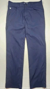Peter Millar Hose Herren 32x30 Blau Navy Chino Straight Freizeit Stretch - Bild 1 von 10