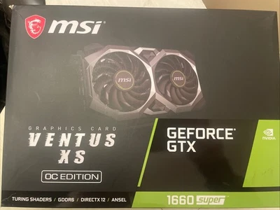 MSI GeForce GTX 1660 SUPER VENTUS XS OC Edition 6GB GDDR6 Graphics Card  - Image 1 of 4