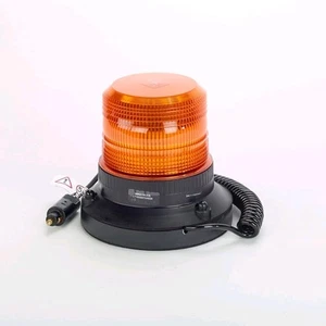 LED gelbe Rundumleuchte 401/E0088 - Magnethalterung - 12V/24V Warnblitz - Bild 1 von 5