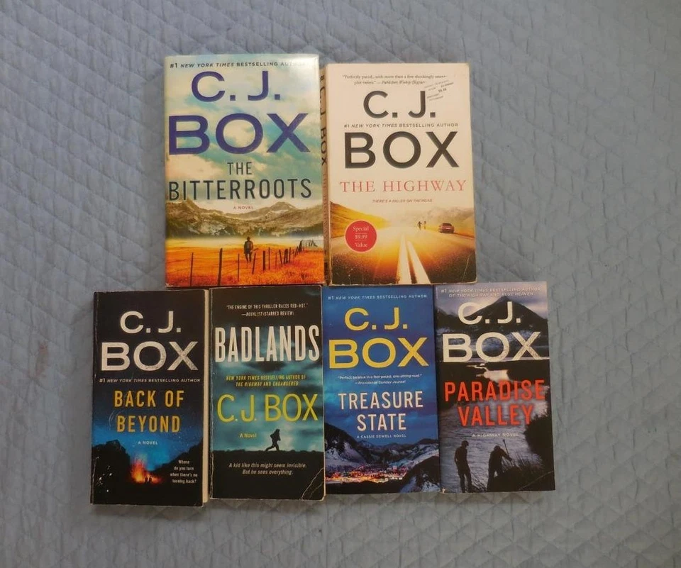 Lot of 1-6 C.J. BOX Complete Cassie Dewell HIGHWAY Series Set Books - Image 1 of 1
