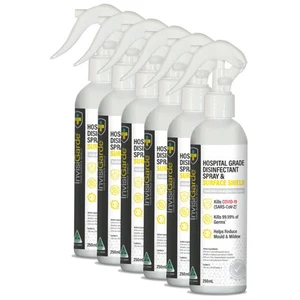 6 x InvisiGarde Hospital Grade Disinfectant Spray 250mL - Picture 1 of 4