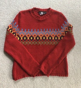 Maglione maglia manica lunga vintage Its Our Time donna taglia M multicolore USA LEGGI - Foto 1 di 9