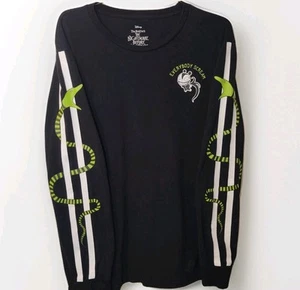 🐍Pesadilla antes de Navidad "Everybody Scream" Camiseta Negra Manga Larga LG - Imagen 1 de 6