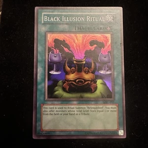 Yugioh TCG Black Illusion Ritual MRL-051 Magic Ruler Edición Ilimitada Holo - Imagen 1 de 8