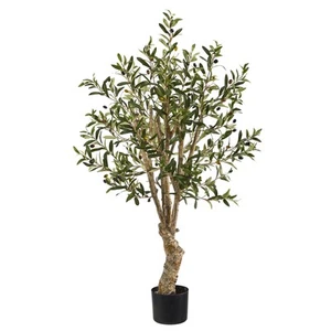 3.5' Olive Artificial Tree - 6" - Picture 1 of 3