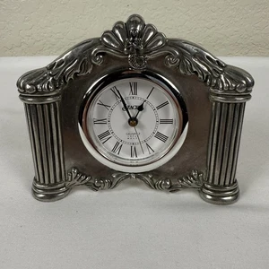 Sveglia al quarzo Seagull Peltro Canada 1990 sirena in cima con colonne vintage - Foto 1 di 7