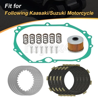 Clutch Plates Kit w/ Gasket Springs For Suzuki DRZ110 03-05 KLX110 KLX110L 02-24 Foto 1 de 4