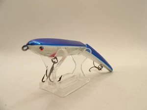 Vintage Articulado Heddon Zara Gossa Azul y Plata 5" en buen estado - Imagen 1 de 7
