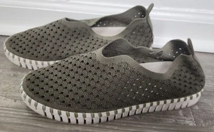 Ilse Jacobsen Women's Sz. 37 Tulip 139 Slip On Shoe In Olive - Picture 1 of 10