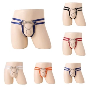 Männer Sexy Unterwäsche Cockring O Ring Gurt Tanga Jockstrap Unterhosen - Picture 1 of 25