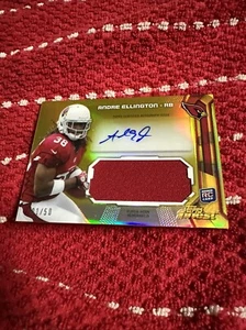 2013 Topps Finest Gold Andre Ellington #AJR-AE Arizona Cardinals RPA /50 - Picture 1 of 2