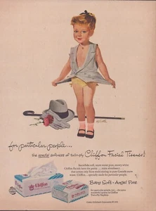 Pañuelos faciales de gasa - 1954 - Niña Fritz Willis - Anuncio impreso vintage - Imagen 1 de 1