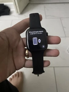Apple Watch Series 10 46mm Cellular Jet Black w/ S/M Black Sport Band MWY33LW/A - Picture 1 of 4