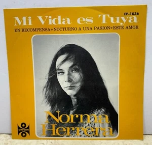 Norma Herrera Mi Vida Es Tuya Mexico NUR BILDHÜLLE Orfeon 1036 ausklappbar - Bild 1 von 6
