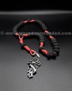 The Mountain Ranger Anglican Military 550 Paracord Rosenkranz, Rosenkreuzerkreuz - Bild 1 von 5