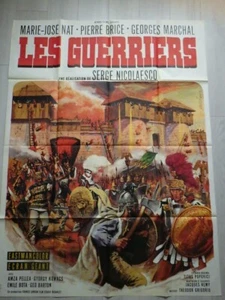 Affiche Cinema LES GUERRIERS Pierre Brice MJ Nat S. NICOLAESCO - Picture 1 of 3