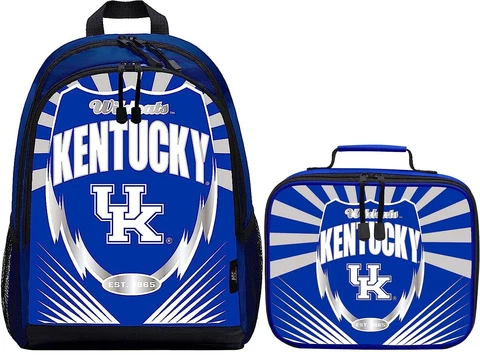 NCAA Kentucky Wildcats Lightning Lunch Kit & Backpack, Team Color, 18 Cover