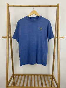 VTG 80s Thomas MFG Burn Out Faded Single Stitch Paper Thin Soft T-Shirt Size L  - Picture 1 of 6