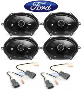 Kicker 6x8" Front+Rear Car Speaker Replacement For 2004 Ford F-150 Heritage - Picture 1 of 6
