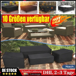 Schutzhülle Loungetisch/-hocker Abdeckhaube Schutzplane Wasserdicht Gartenmöbel - Bild 1 von 34
