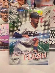 2020 Topps Chrome Los Angeles Dodgers Gavin Lux Freshman Flash Rookie FF-12 - Picture 1 of 2