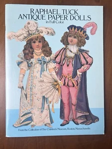 Raphael Tuck Paper Dolls Book Uncut Vintage 1987 Boston Children’s Museum - Bild 1 von 6